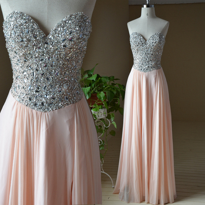 Gorgeous High Quality A-Line Prom Dresses,Chiffon Prom Dresses,Beading And Rhinestones Long Prom Dresses,Prom Gowns,Formal Dresses,Evening D,PD3900259
