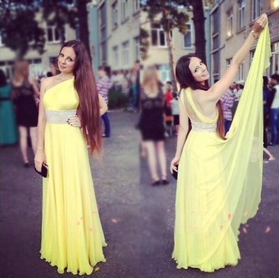 Elegant Prom Dresses,One Shoulder Prom Dresses,Chiffon Prom Dresses,Backless Prom Dresses,Long Prom Dresses,PD3900267