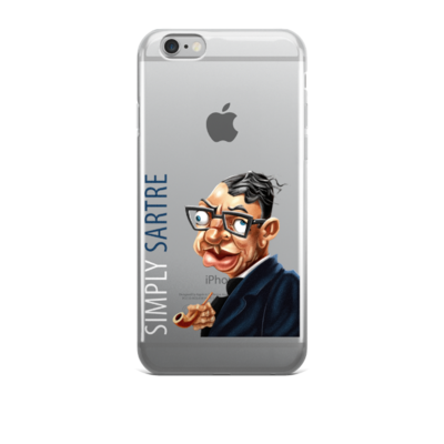 Simply sartre iphone case