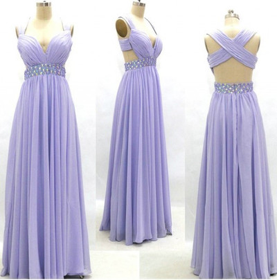 Cute Lavender Handmade Cross Back Sweetheart Long Prom Dresses 2016, Prom Gowns, Lavender Formal Dresses,PD3900311