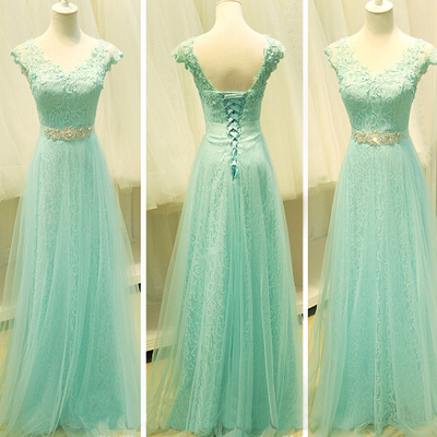 Beautiful light blue long handmade prom dress with lace and beadings, prom gowns 2016, party dresses 2016beautiful light blue long handmade ,pd3900332