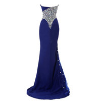 Sweetheart Strapless Prom Dresses,Rhinestone Prom Dresses,Floor Length Prom Dresses,PD3900374 - Thumbnail 1