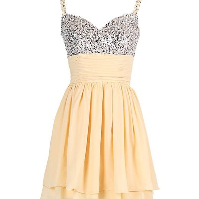 Elegant short prom dresses,sexy prom dresses,chiffon prom dresses,prom gowns,pd3900377 - Thumbnail 3