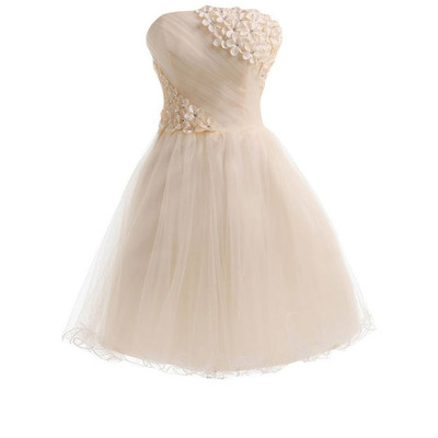 Sweetheart cute tulle cocktail dresses,strapless cocktail dresses,short cocktail dresses,cocktail gowns,pd3900378 - Thumbnail 1