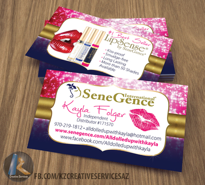 SENEGENCE Business Cards style 3