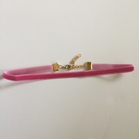 Thin Velvet Choker - Thumbnail 2