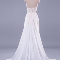 Gorgeous Crystal Lace Prom Dresses,Chiffon Prom Dresses,Formal Party Gowns,Hanging Neck Prom Dresses,Long Prom Dresses,PD3900381 - Thumbnail 1