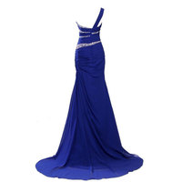 Gorgeous One Shoulder Prom Dresses,Rhinestone Prom Dresses,Backless Prom Dresses,Long Prom Dresses,PD3900385 - Thumbnail 1