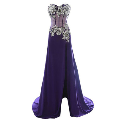 Largos long prom dresses,with slit prom dresses,rhinestone prom dresses,see through prom dresses,pd3900389