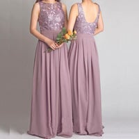 Popular affordable bridesmaid dress, long lace charming bridesmaid dress, formal bridesmaid dress,PD3900432 - Thumbnail 1