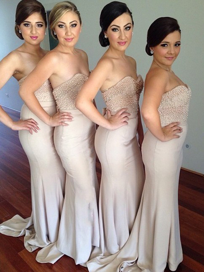 long mermaid bridesmaid dress, sweetheart bridesmaid dresses,sleeveless bridesmaid dresses,simple bridesmaid dress,PD3900445