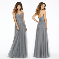 long bridesmaid dresses, convertible bridesmaid dresses, gray bridesmaid dresses, 2016 new bridesmaid dresses, bridesmaid dresses cheap,PD3900452 - Thumbnail 2