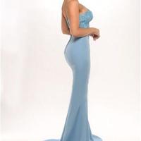 Long Sexy Bridesmaid Dress,Mermaid Bridesmaid Dress,Spaghetti Straps Bridesmaid Dresses,Simple Popular Bridesmaid Gown,Wedding Dress,PD3900460 - Thumbnail 1