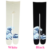 Sea Waves Pattern Leggings - Thumbnail 2