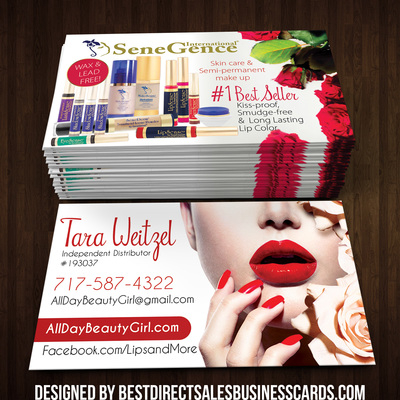 Senegence business cards style 4