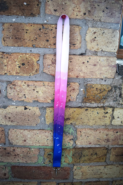 Pixel Space Lanyard