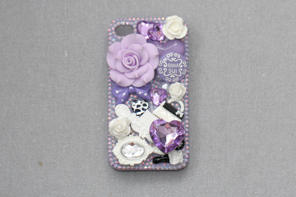 Luxury Brand Rose Crystal Bling iPhone Case