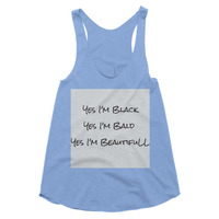 Yes I Am Women's Racerback Tank - Thumbnail 3