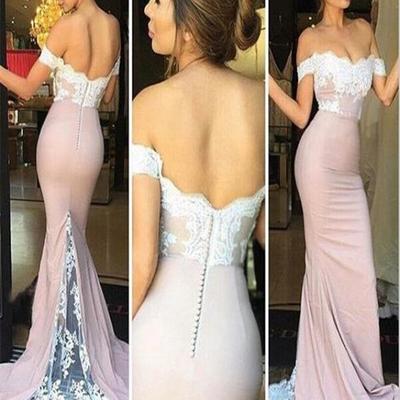 Popular charming bridesmaid dress,long gorgeous bridesmaid dress,cheap prom dress, lace bridesmaid dress, wedding party dress,occasion dress,pd3900484