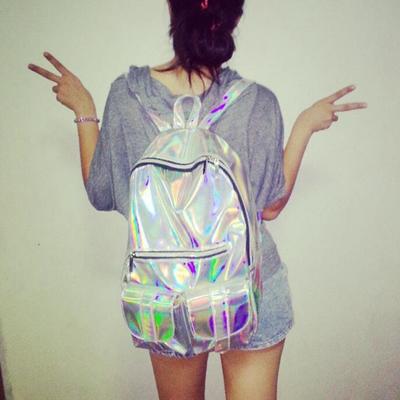 Hologram backpack shoulder bag