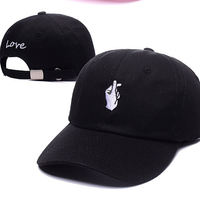 Free Shipping-LOVE HAND SIGN BASEBALL CAP ( 2 COLORS ) - Thumbnail 1