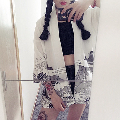 Harajuku retro cardigan jacket