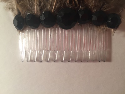 Party Feather Hair Comb