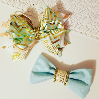 Blue heaven bow