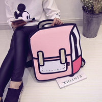 3d stereoscopic Harajuku cute backpack - Thumbnail 2