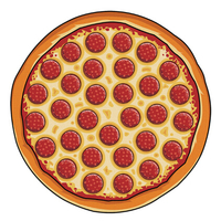 PIZZA BEACH BLANKET - Thumbnail 1