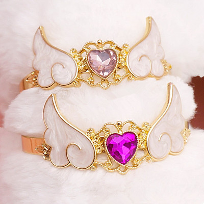 Gem love angel wings bracelet wrist strap - Thumbnail 5