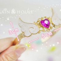 Gem love angel wings bracelet wrist strap - Thumbnail 3