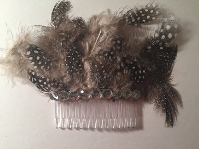 Party Feather Hair Comb