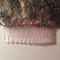 Party Feather Hair Comb - Thumbnail 1