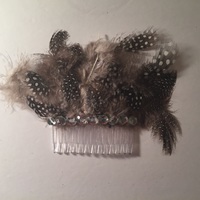 Party Feather Hair Comb - Thumbnail 4