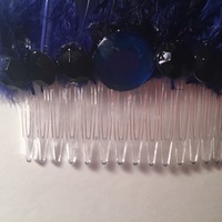 Party Feather Hair Comb - Thumbnail 2