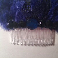 Party Feather Hair Comb - Thumbnail 3