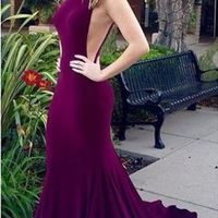 Sexy Long Mermaid Open Back Prom Dresses pst0003 - Thumbnail 1