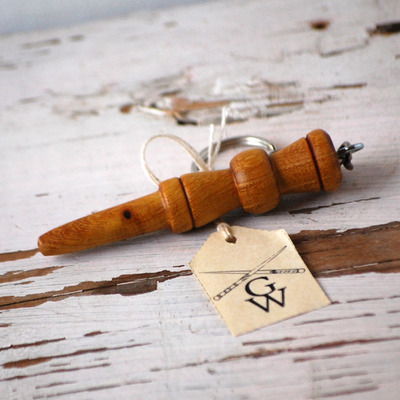Osage orange mini keychain wand