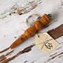 Osage Orange Mini keychain wand - Thumbnail 1