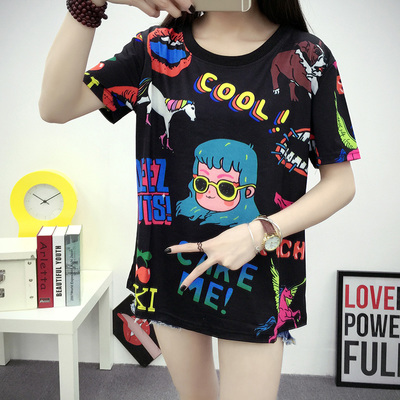 Kawaii Women Loose T-Shirt
