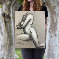 Nude at rest - canvas print - Thumbnail 2