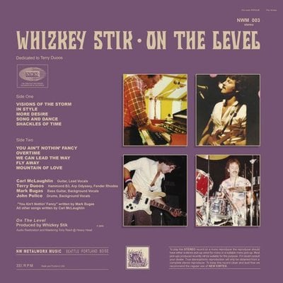 Whizkey stik - on the level (lp - purple vinyl)