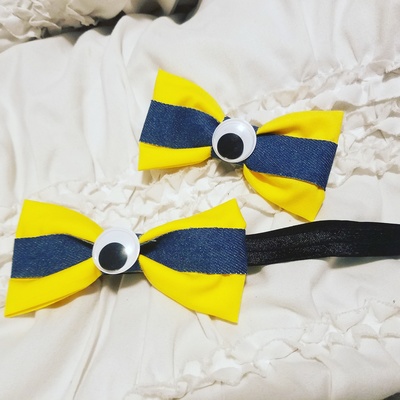 Minions eye bowtie