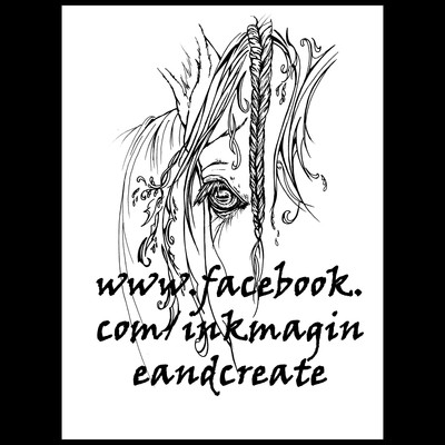 Coloring poster: delicate