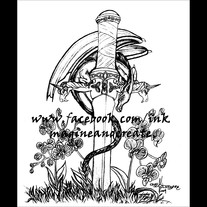 Coloring Poster: Orchid's Blade