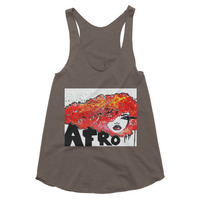 AfroSheek Women's Racerback Tank - Thumbnail 1