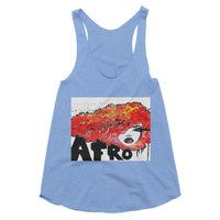 AfroSheek Women's Racerback Tank - Thumbnail 3