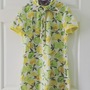 60's Limes and Lemons Print Dress-1