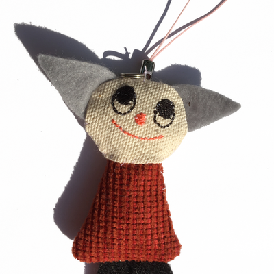 Red dress keychain - Thumbnail 1